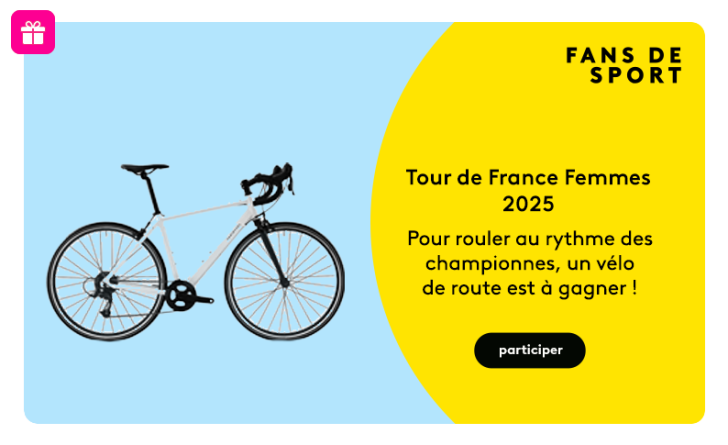 Illustration du jeu (un vélo de course à gagner)